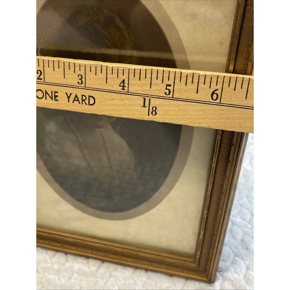 Vintage‎ Gold Wooden Double Picture Photo Frame Ornate  10
